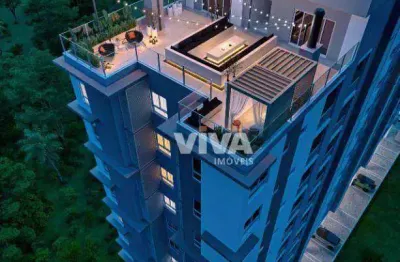 Apartamento com 2 dormitórios à venda, 58 m² por r$ 550.000 - cordeiros - itajaí/sc