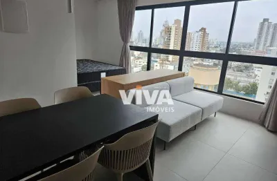Apartamento com 1 dormitório para alugar, 40 m² por r$ 3.970,00/mês - centro - itajaí/sc