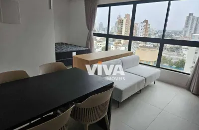 Apartamento com 1 dormitório para alugar, 40 m² por r$ 3.970,00/mês - centro - itajaí/sc