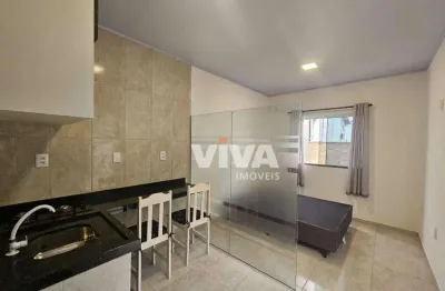 Kitnet com 1 dormitório para alugar, 18 m² por r$ 1.800,00/mês - cordeiros - itajaí/sc