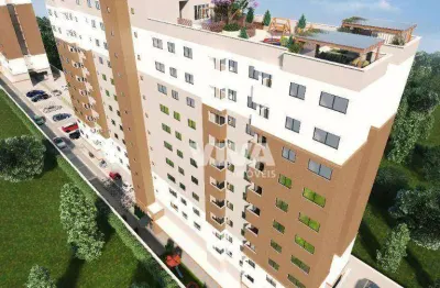 Apartamento com 2 dormitórios à venda, 45 m² por r$ 500.000 - cordeiros - itajaí/sc