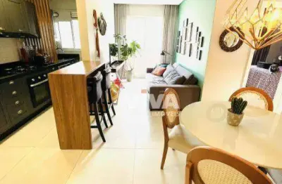 Apartamento com 2 dormitórios para alugar, 73 m² por r$ 6.123/mês - nações - balneário camboriú/sc