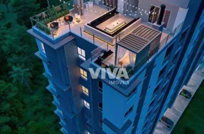 Apartamento com 2 dormitórios à venda, 56 m² por r$ 530.000,00 - cordeiros - itajaí/sc