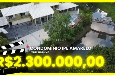 Condominio ipé amarelo - luxuosa casa de alto padrão no condomínio ipê amarelo – conforto, exclusividade e lazer completo