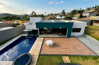 Aldeias do lago - casa alto padrão 5 suites no condominio aldeias do lago