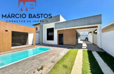 Casa para venda em araruama, vila capri, 3 dormitórios, 2 suítes, 4 banheiros