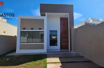 Casa para venda em araruama, coqueiral, 2 dormitórios, 1 suíte, 1 banheiro, 1 vaga