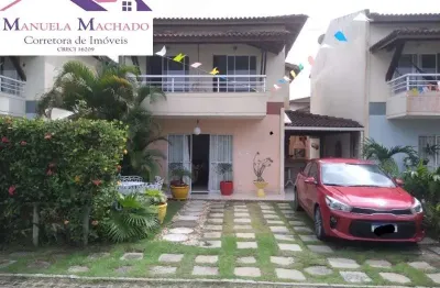 Casa em condomínio fechado com 3 quartos para alugar na alameda praia de guaratuba, 2, stella maris, salvador por r$ 7.000