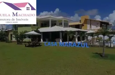 Casa em condomínio fechado com 5 quartos à venda na avenida humaitá, guarajuba, camaçari por r$ 3.600.000
