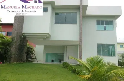 Casa em condomínio fechado com 4 quartos à venda na r. imbassaí, abrantes, camaçari por r$ 1.490.000