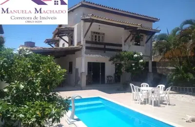 Casa com 3 quartos para alugar na alameda cabo frio, 2, praia do flamengo, salvador por r$ 6.000