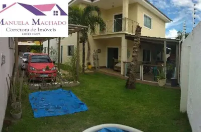 Casa em condomínio fechado com 4 quartos à venda na rua arlete souza costa, miragem, lauro de freitas por r$ 850.000