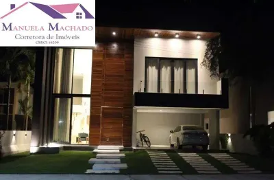 Casa em condomínio fechado com 4 quartos à venda na rua sucupira, s/n, abrantes, camaçari por r$ 2.500.000