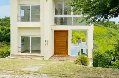 Casa em condomínio fechado com 5 quartos à venda na r. imbassaí, abrantes, camaçari por r$ 1.400.000