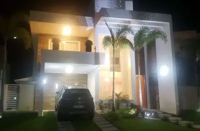 Casa em condomínio fechado com 4 quartos à venda na estr. do coco, km 12,5, abrantes, camaçari por r$ 1.500.000