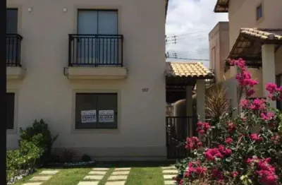Casa em condomínio fechado com 4 quartos à venda na r. pau sul, abrantes, camaçari por r$ 620.000