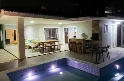 Casa em condomínio fechado com 5 quartos à venda na estrada do coco, abrantes, camaçari por r$ 1.500.000