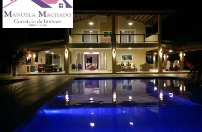 Casa em condomínio fechado com 5 quartos à venda no camaçari de dentro, camaçari , 1100 m2 por r$ 4.000.000