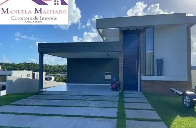 Casa em condomínio fechado com 3 quartos à venda na r. imbassaí, abrantes, camaçari por r$ 1.600.000