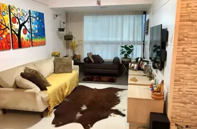 Apartamento mobiliado para venda em salvador, pituba, 2 dormitórios, 1 suíte, 3 banheiros, 1 vaga