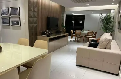 Apartamento mobiliado para venda em salvador, alphaville i, 3 dormitórios, 1 suíte, 3 banheiros, 2 vagas