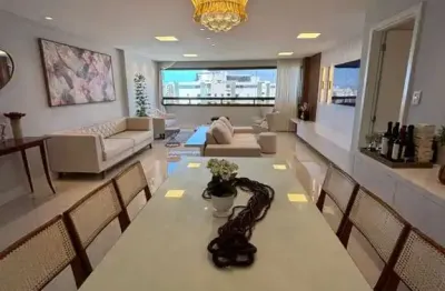 Apartamento mobiliado para venda em salvador, pituba, 3 dormitórios, 3 suítes, 5 banheiros, 3 vagas