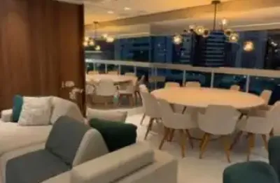 Apartamento mobiliado para venda em salvador, pituba, 3 dormitórios, 3 suítes, 5 banheiros, 2 vagas