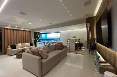 Apartamento mobiliado para venda em salvador, alphaville i, 3 dormitórios, 2 suítes, 5 banheiros, 3 vagas