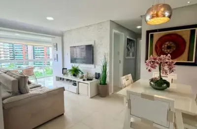 Apartamento 2 quartos para venda em salvador, alphaville i, 2 dormitórios, 1 suíte, 3 banheiros, 1 vaga