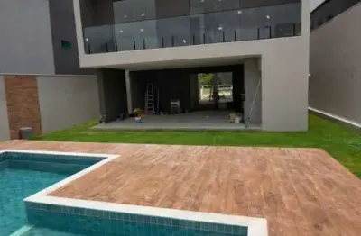 Casa Alto Padrão para Venda em Lauro de Freitas, Portão, 3 dormitórios, 3 suítes, 5 banheiros, 4 vagas