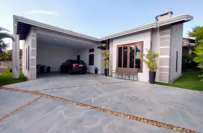 Casa mobiliada para venda e  locação com 4 suítes, semi térrea em condomínio fechado 411m², pinheir