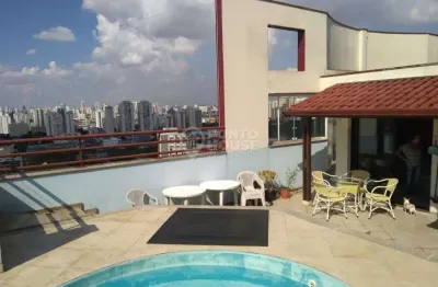 Cobertura duplex com 205m² bairro ipiranga, piscina e churrasqueira privativas