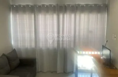 Apartamento mobiliado para locação com 1 dormitório, 1 sala e 1 vaga