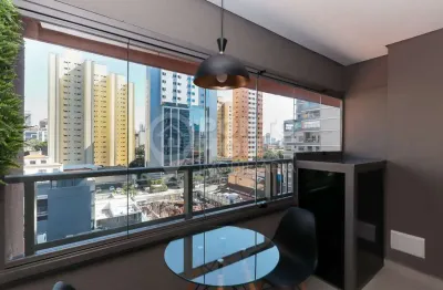 Studio mobiliado de 27m², com varanda para locação no bairro vila clementino
