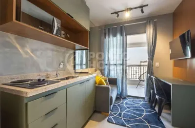 Studio para locação no paraiso a 400 metros do metrô, 1 suíte, mobiliado