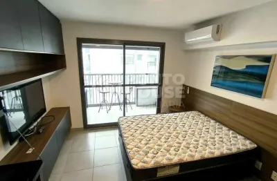 Studio mobiliado à venda na Vila Clementino, 27m², próximo ao shopping e metrô