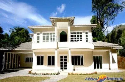 Casa à venda, 600 m² por r$ 4.200.000,00 - parque do imbui - teresópolis/rj