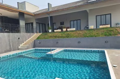 Casa em condomínio fechado com 4 quartos à venda na rua osmar domingos de oliveira, 1113, condomínio parque vale dos lagos, jacareí, 360 m2 por r$ 1.855.000