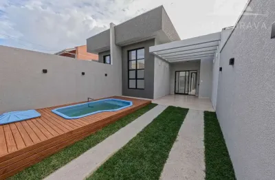 Casa térrea nova - 3 quartos sendo 1 suíte á 150 m do mar