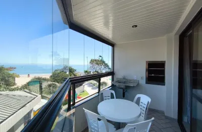 Apartamento mobiliado com vista mar em canasvieiras - pé na areia