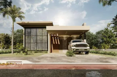 Casa térrea em construção com 171m² | reservas do lago.