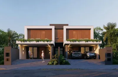 Sobrado em construção, com 3 suítes, no bela vista, em canoas.