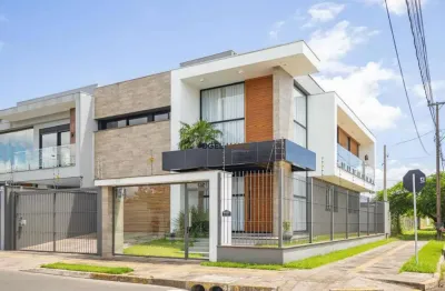 Casa imponente mobiliado, 3 dormitórios, 1 suíte de 34 m2, bairro mont' serrat - canoas
