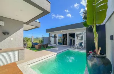 Sobrado todo mobiliado com piscina e área gourmet no bairro são josé - canoas.