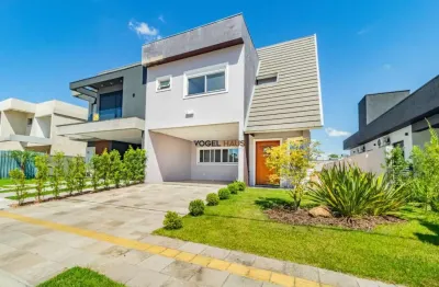 Sobrado de 190 m² com 03 dormitórios, sendo 01 suíte semi mobiliada no terras alpha | gravataí