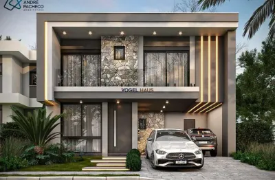 Sobrado semimobiliado em construção 03 suítes em canoas | bairro quintas do palermo