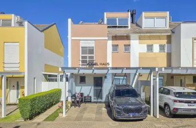 Casa mobiliada em condomínio 03 dormitórios m canoas | bairro marechal rondon