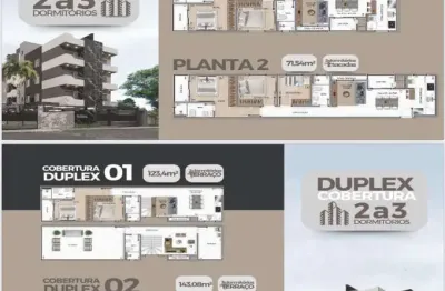 Apartamento com 2 quartos à venda na rua das guianas, 286, centro, pinhais, 61 m2 por r$ 360.000