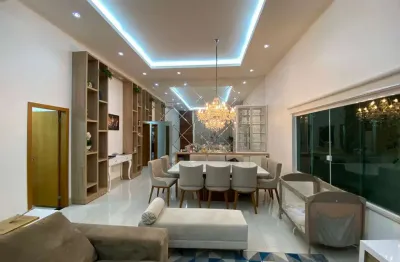 Casa térrea jardins madri casa em condomínio com 3 quarto(s) e 5 banheiro(s) à venda, 230 por r$ 2.000.000 no setor jardins madri ax21412