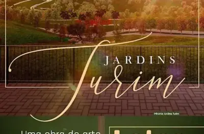 Ágio lote de 255m² à venda, jardins turim, fgr - liberado para construção em 2025 casa em condomínio com 1 quarto(s) e 1 banheiro(s) à venda, 255 por r$ 300.000 no setor condominio jardins turim ad221